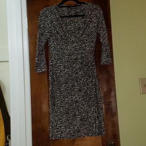 Ralph Lauren Black and White Dress. Size 2